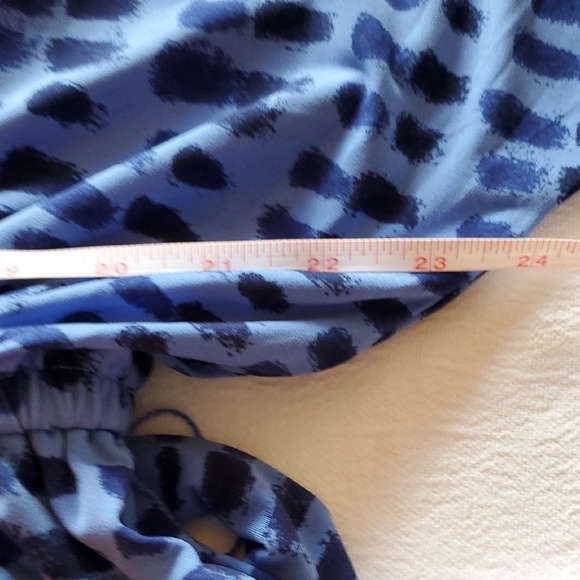 Lane Bryant Perfect Kimino Sleeve V-Neck Jersey Patterned Sz. 18/20 Jumpsuit NWT - Picture 8 of 16